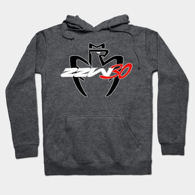 TunerTeez: ZZW30 "the Phoenix Returns" (black) Hoodie by PRS_Designs_787